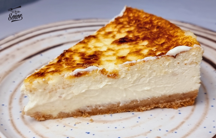 imagen de una tarta de queso